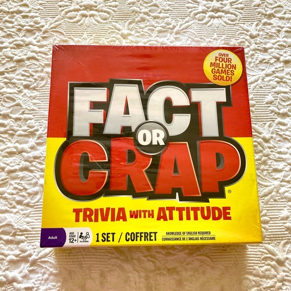 New-In-Box ‘Fact or Crap’ Trivia Game - Picture 6 of 6